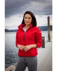Red or White Female Pullover Fleece Jacket with Embroidered Marist DR of PT logo